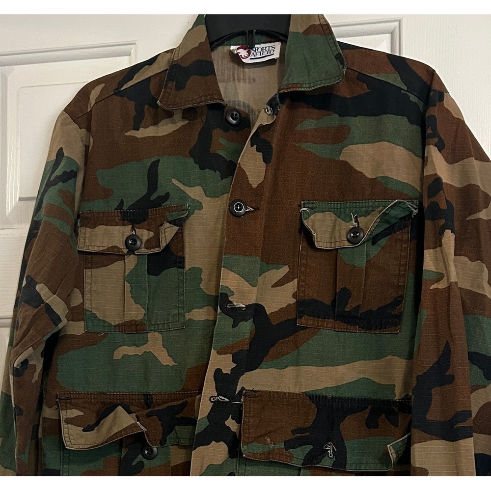 Sports Afield Woodland Camo Field Jacket